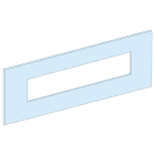 Schneider Electric - PrismaSeT P - Plastron INS-INV250 - 5M-L650-fixe-vertical-Cde rotative