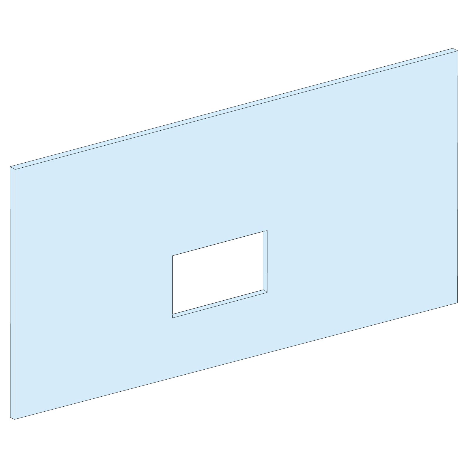 Schneider Electric - PrismaSeT P - Plastron NS800/1000 - 7M - fixe -horiz.-Cde man.-rot.- L650