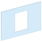 Schneider Electric - PrismaSeT P - Plastron NS800/1600 - 7M - fixe - vertical - TéléCde - L650