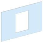 Schneider Electric - PrismaSeT P - Plast.NS800/1600-7M-fix-vert-TéléCde-L650-Peint.satin RAL spé