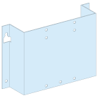 Schneider Electric - PrismaSeT G - Platine NSX-INS-INV250-vert.-fixe-Cde maneton-L300-RAL9003