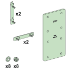 Schneider Electric - Linergy LGYE - Liaison plate entre JdB Vert-Horiz 3200A - avec visserie