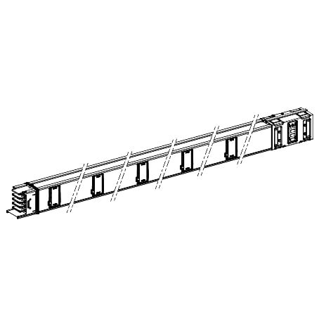 Schneider Electric - Canalis KSA - tronçon droit 1000A - 5m - 10 sorties de dérivation