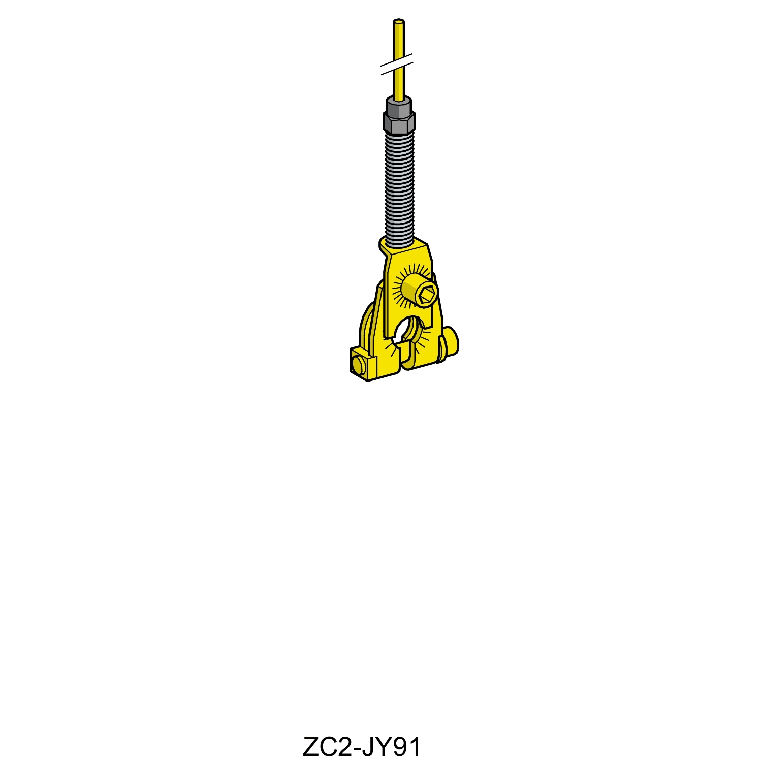 Telemecanique Sensors France - ZC2JY - levier inter position à tringle métal à ressort rap +10/+120°C