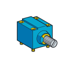 Telemecanique Sensors France - ZC2JE - tête inter posi - rotative maintenue sans levier -25/+70°C