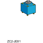 Telemecanique Sensors France - ZC2JE - tête inter posi - poussoir métal rappel ressor 1s -25/+70°C