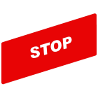 Schneider Electric - Harmony étiquette - Ø22 - 8 x 27 mm - STOP