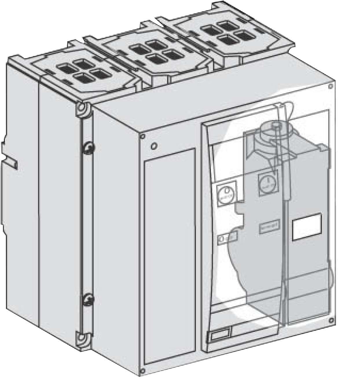 Schneider Electric - ComPact NS630NA - bloc sectionneur - 3P - fixe électrique