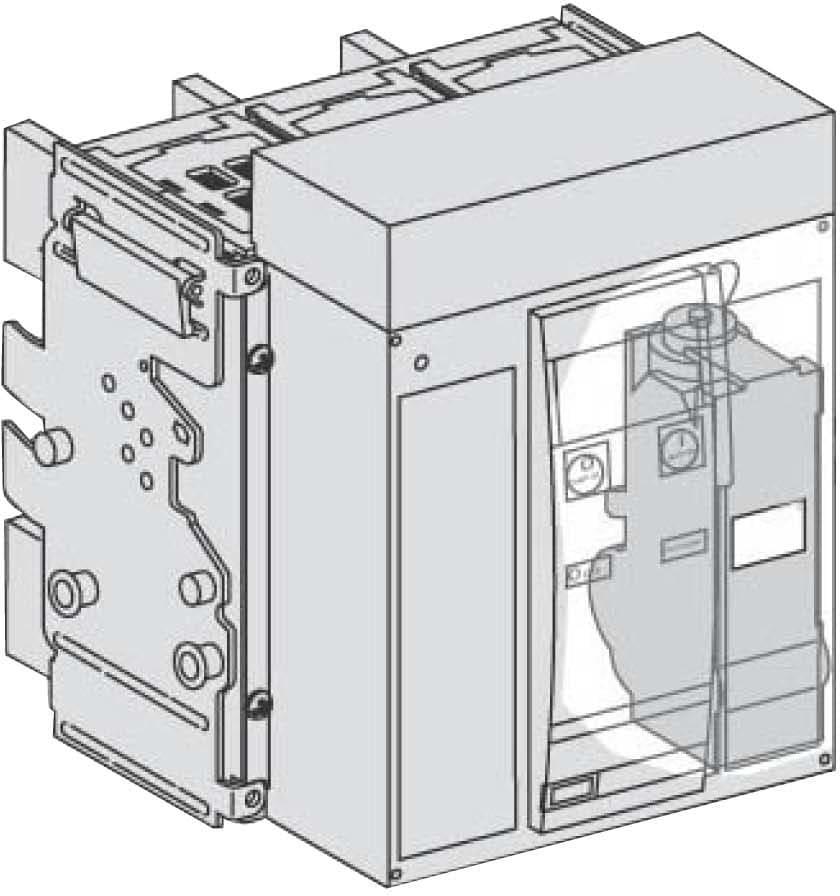 Schneider Electric - ComPact NS630NA - bloc sectionneur - 3P - débrochable électrique