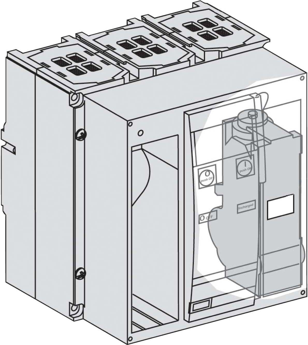 Schneider Electric - ComPact NS630L - bloc coupure - 3P - 150kA - fixe electrique