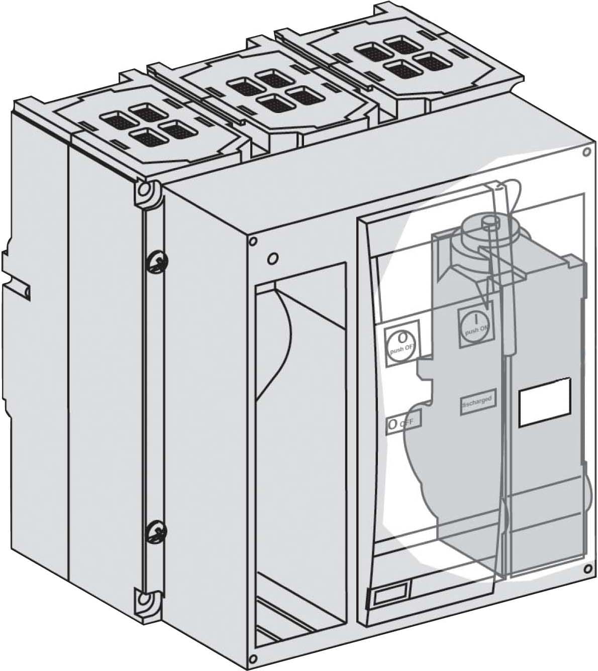 Schneider Electric - ComPact NS630L - bloc coupure - 3P - 150kA - fixe électrique