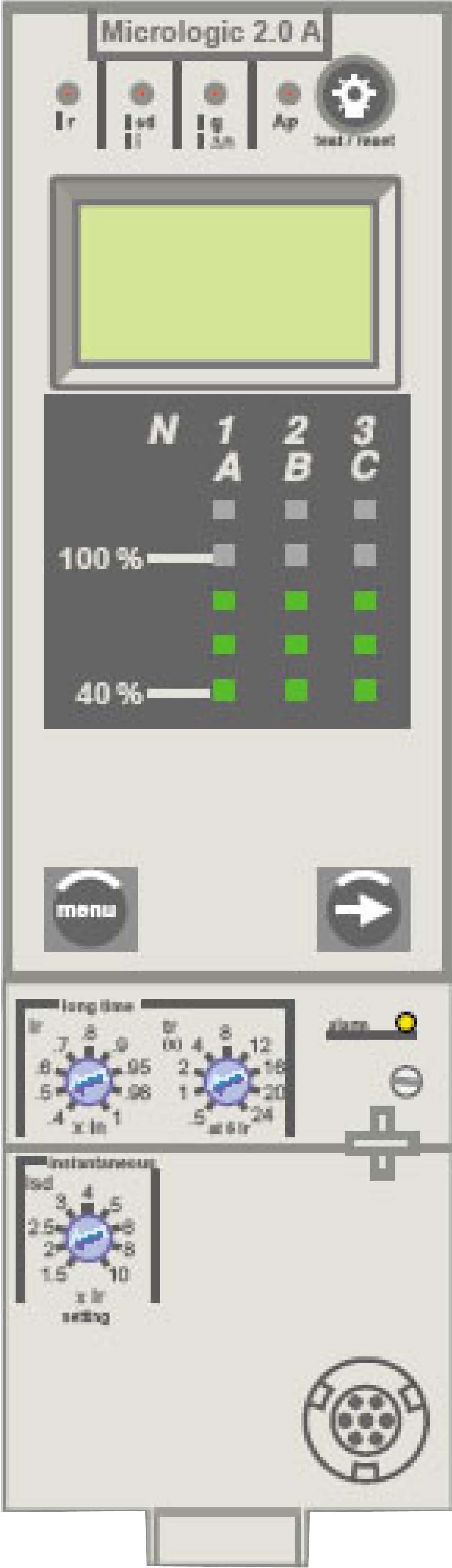 Schneider Electric - ComPact NS630-3200 - déclencheur Micrologic 2.0A - 3P-4P - débrochable