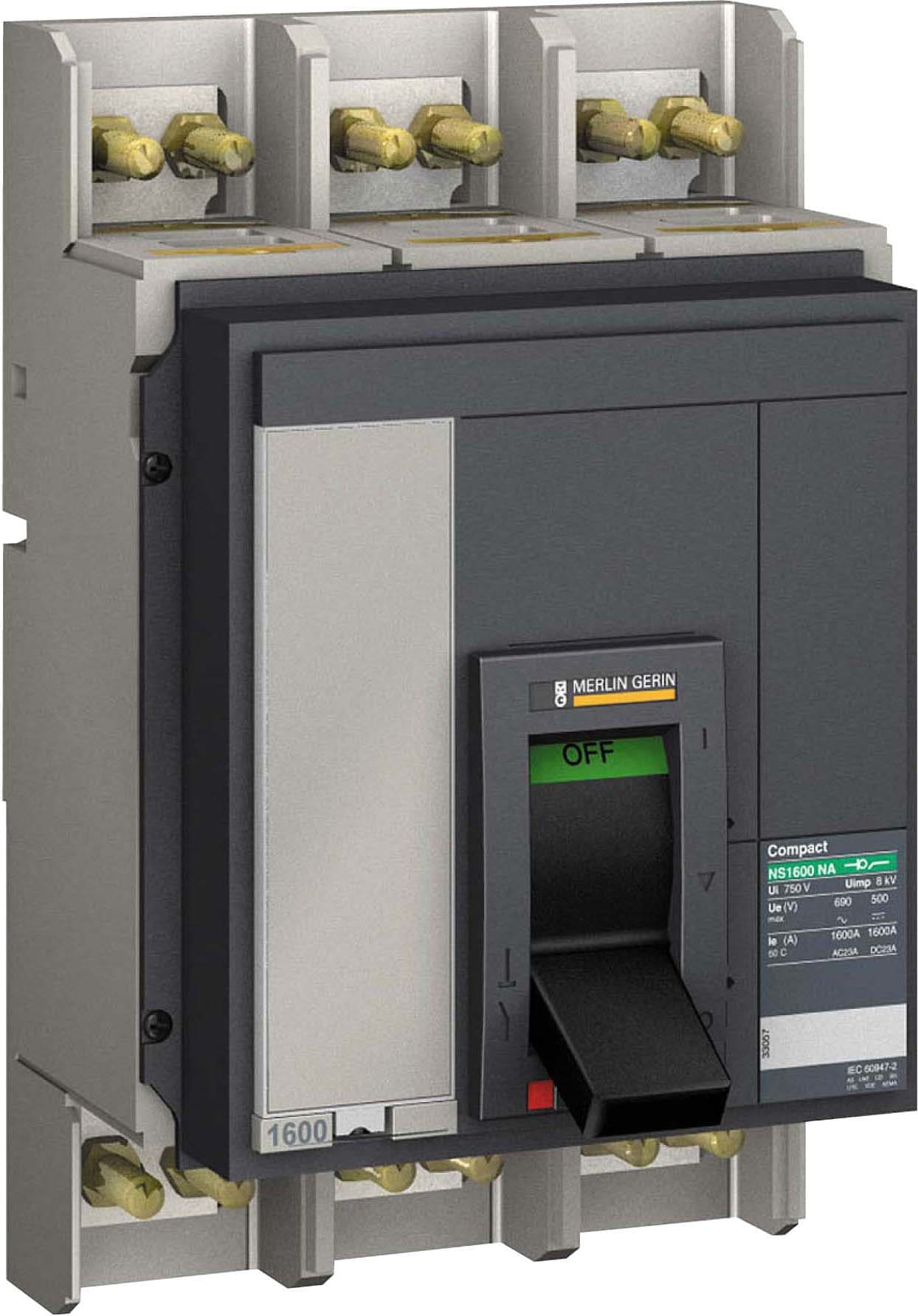 Schneider Electric - ComPact NS630NA - bloc sectionneur - 4P - fixe électrique