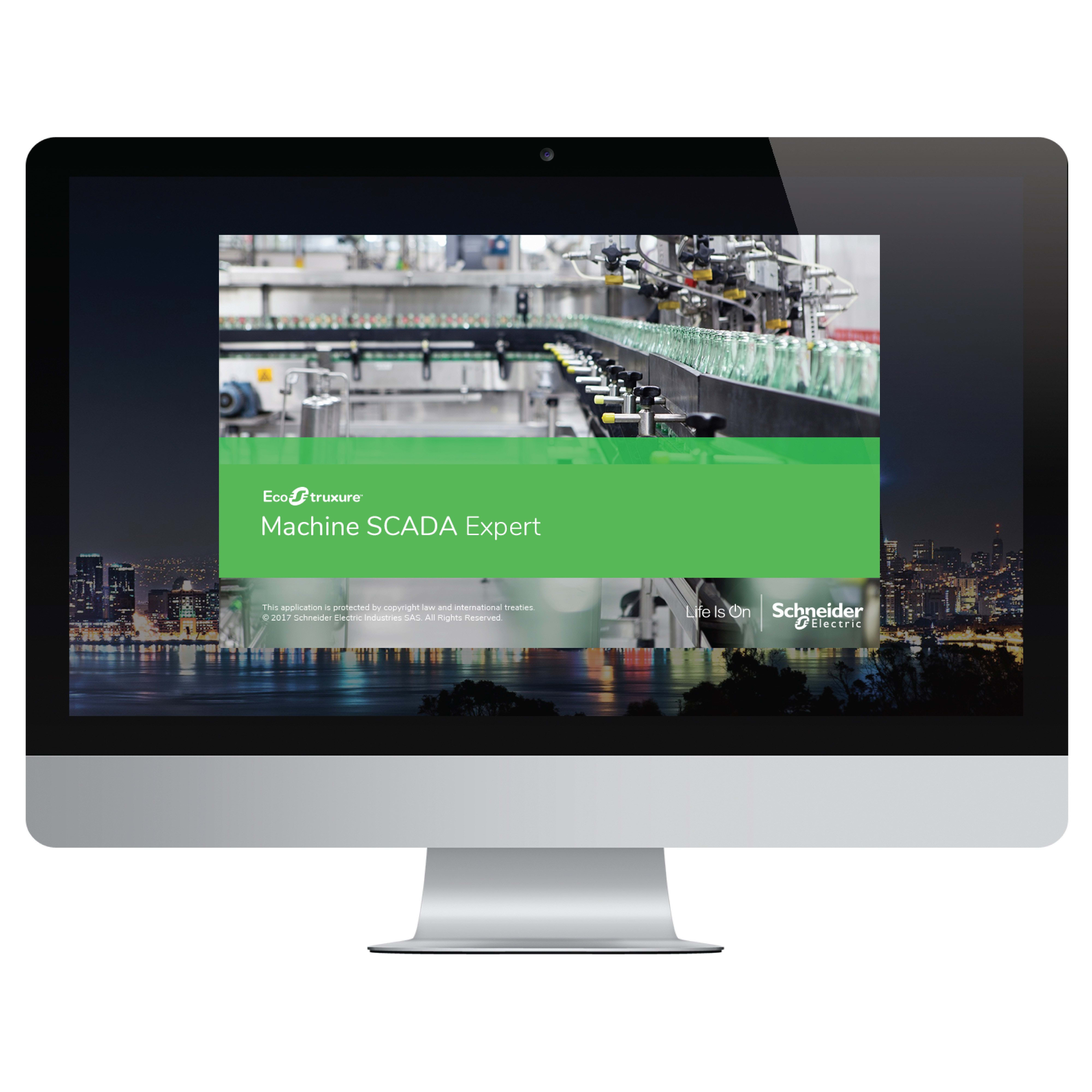 Schneider Electric - EcoStruxure Machine SCADA Expert 3P Upgrade 1K RunTime Windows Licence Digitale