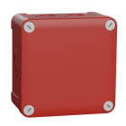 Schneider Electric - Mureva Box - boite derivation 960 rouge -7x20-25 -int 105x105x55 ext 116x116x6