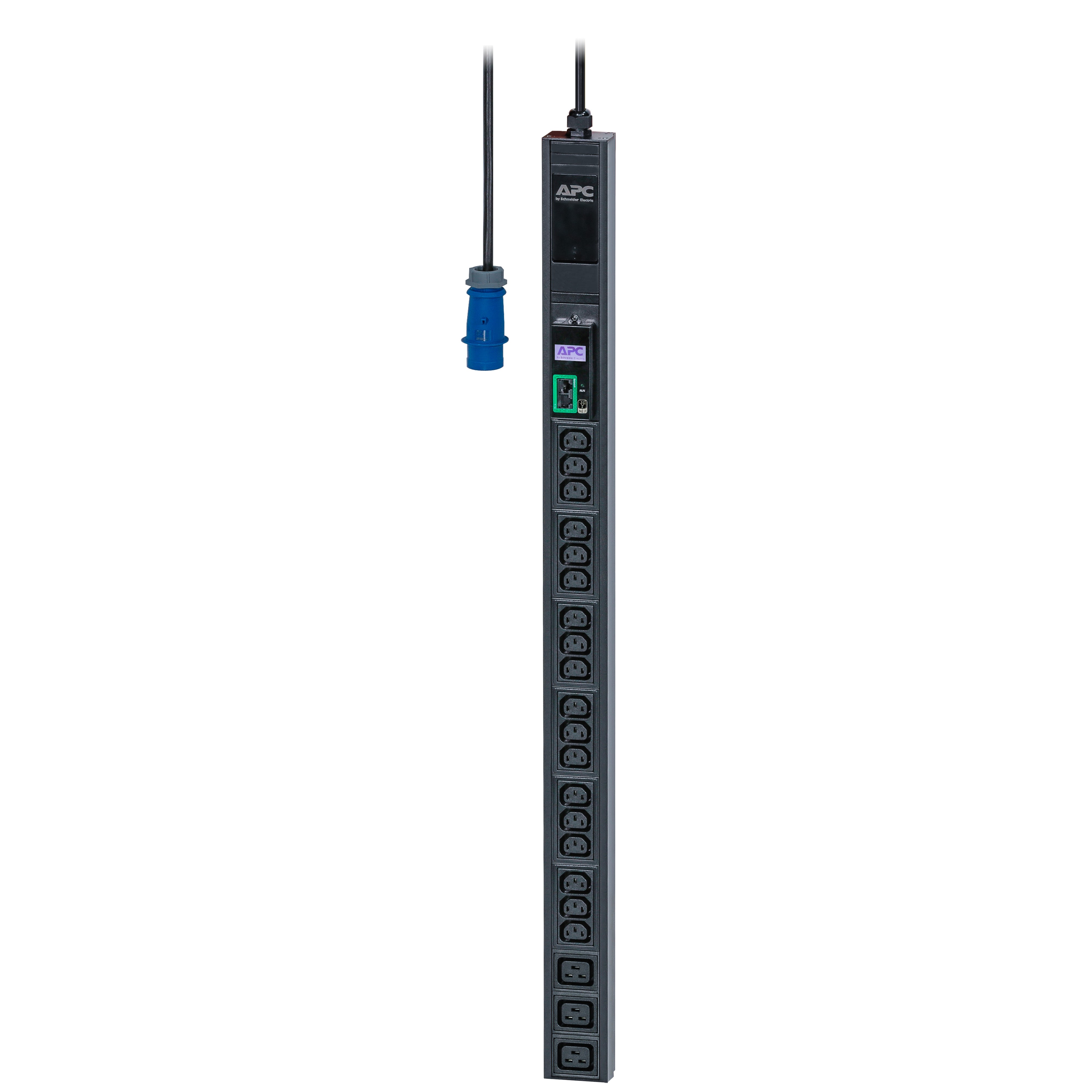 Schneider Electric - Easy Metered Rack PDU - PDU Mesuré - 0U - 16A - 230V - (18)C13 - (3)C19 - IEC309