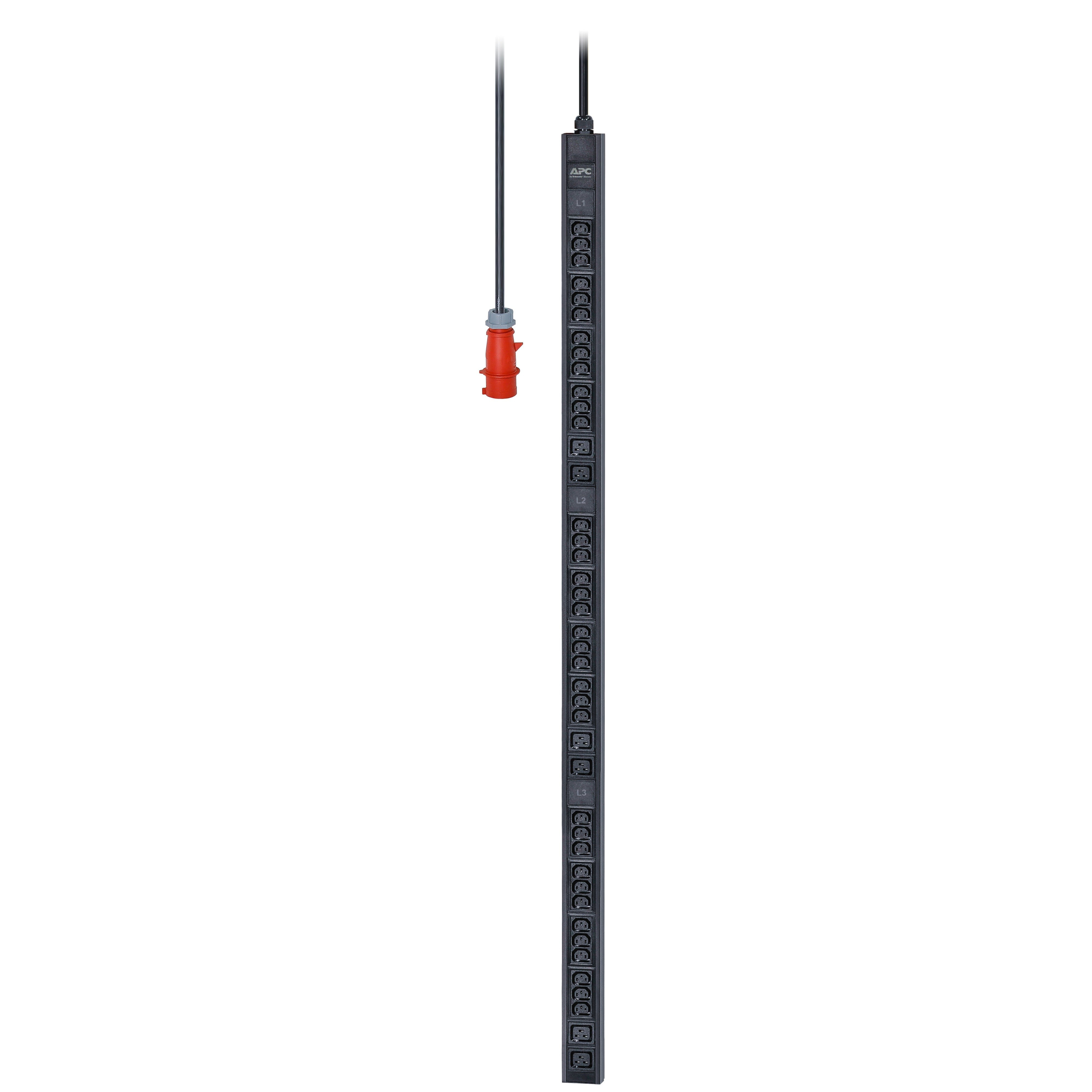 Schneider Electric - Easy Basic Rack PDU - PDU - 0U - 16A - 400V triphasé - (36)C13 - (6)C19 - IEC309