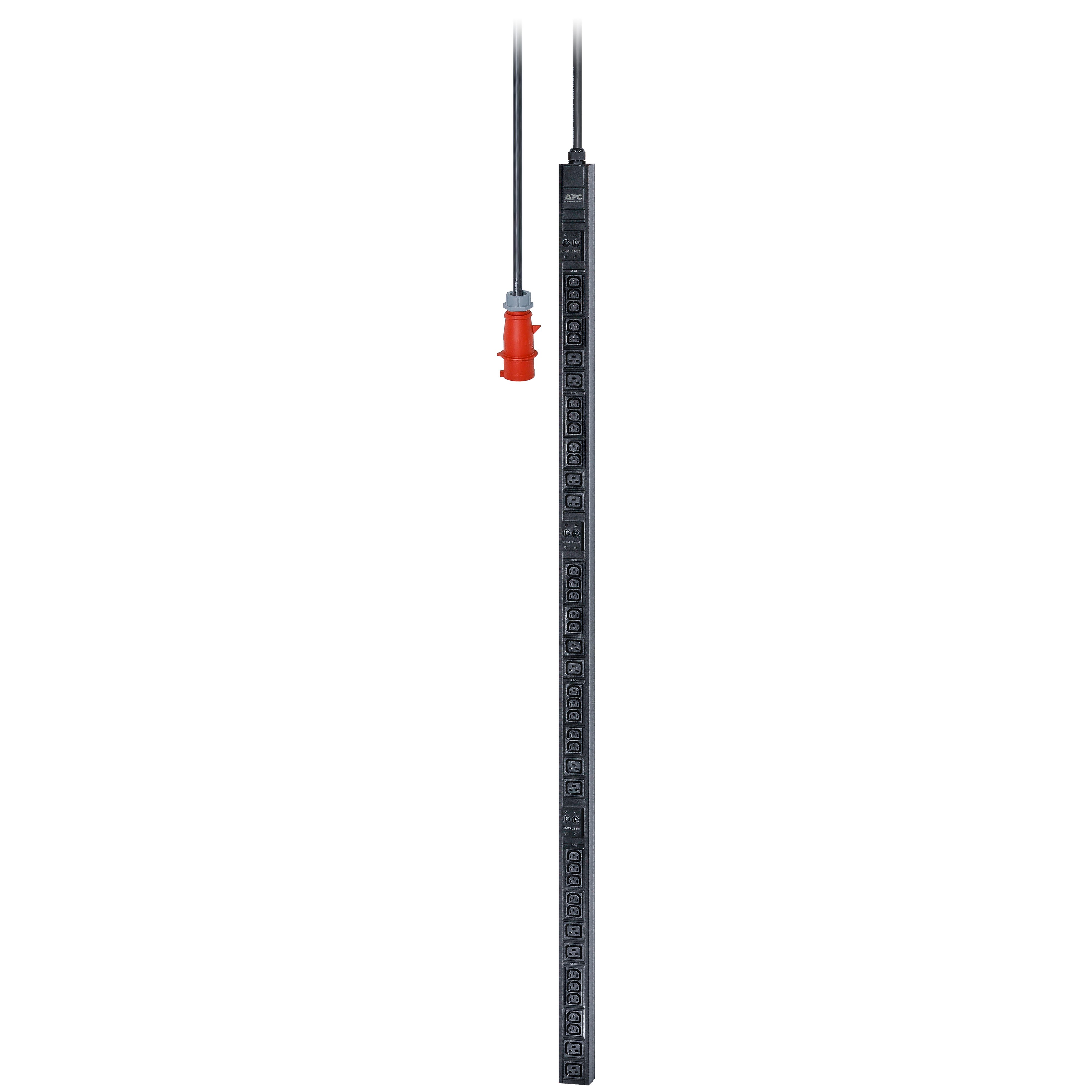 Schneider Electric - Easy Basic Rack PDU - PDU - 32A - 400V triphasé - (30)C13 - (12)C19 - IEC309