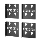 Schneider Electric - Support de montage EasyRack PDU, double largeur, 2 paires