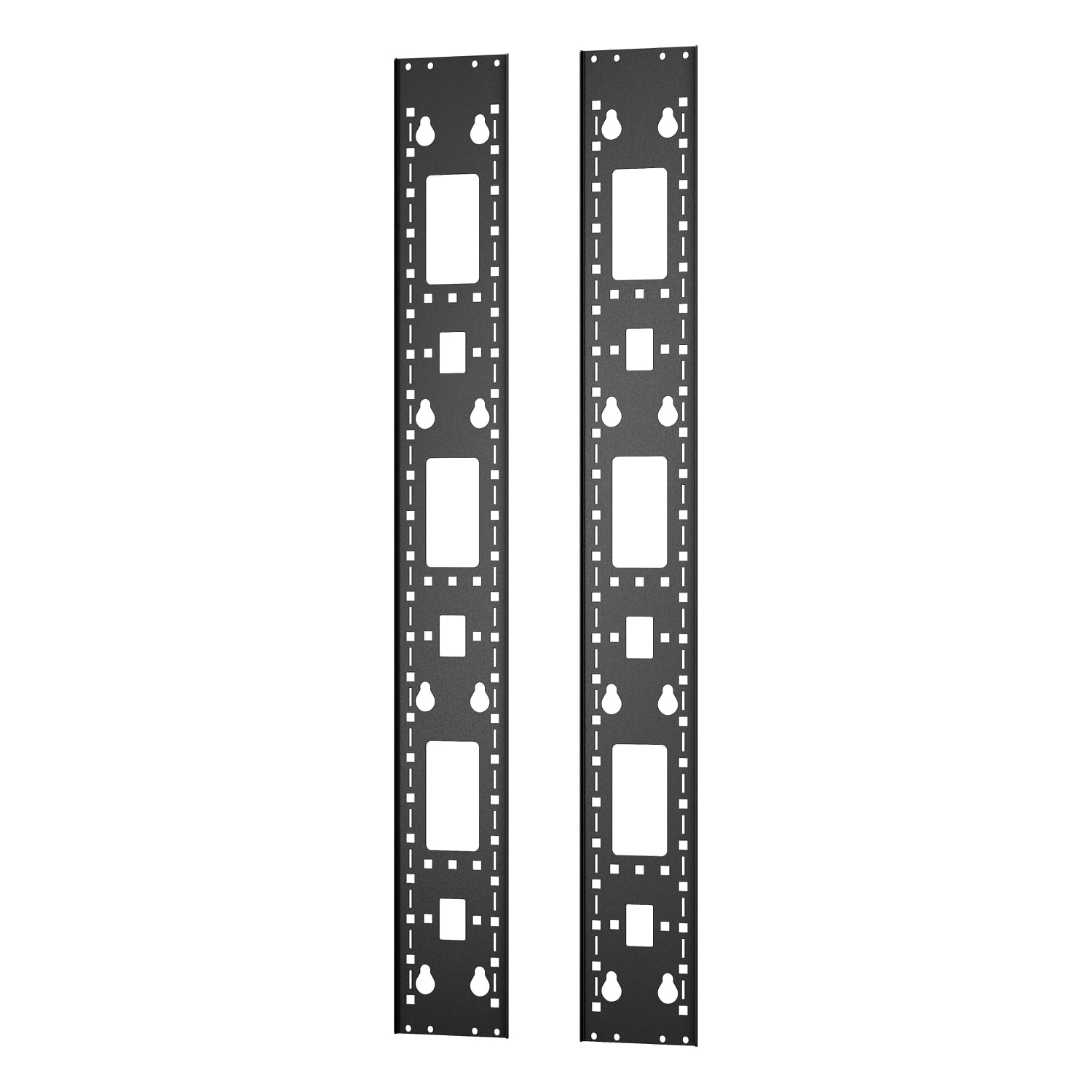 Schneider Electric - Support d'accessoires Easy Rack vertical 0U, pour 24U, quantité 2