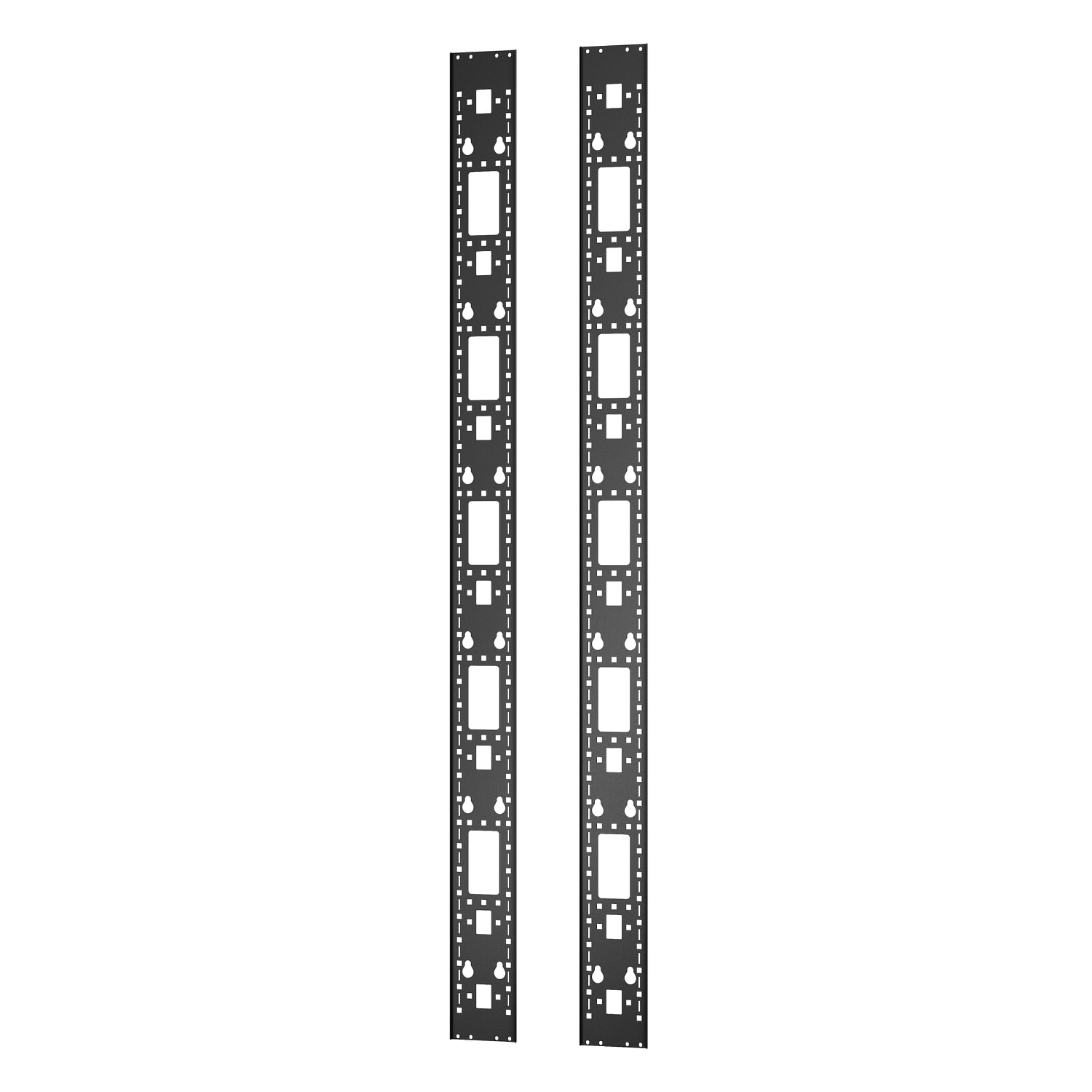 Schneider Electric - Support d'accessoires Easy Rack vertical 0U, pour 42U, quantité 2