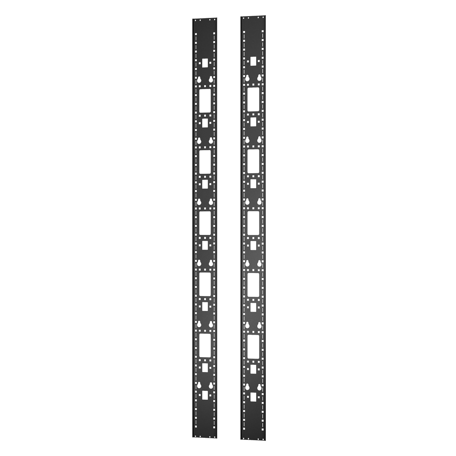 Schneider Electric - Support d'accessoires Easy Rack vertical 0U, pour 48U, quantité 2