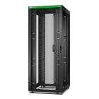 Schneider Electric - Baie EasyRack 800mm/42U/1000mm avec toit, sans panneau latéral, roulettes, noir