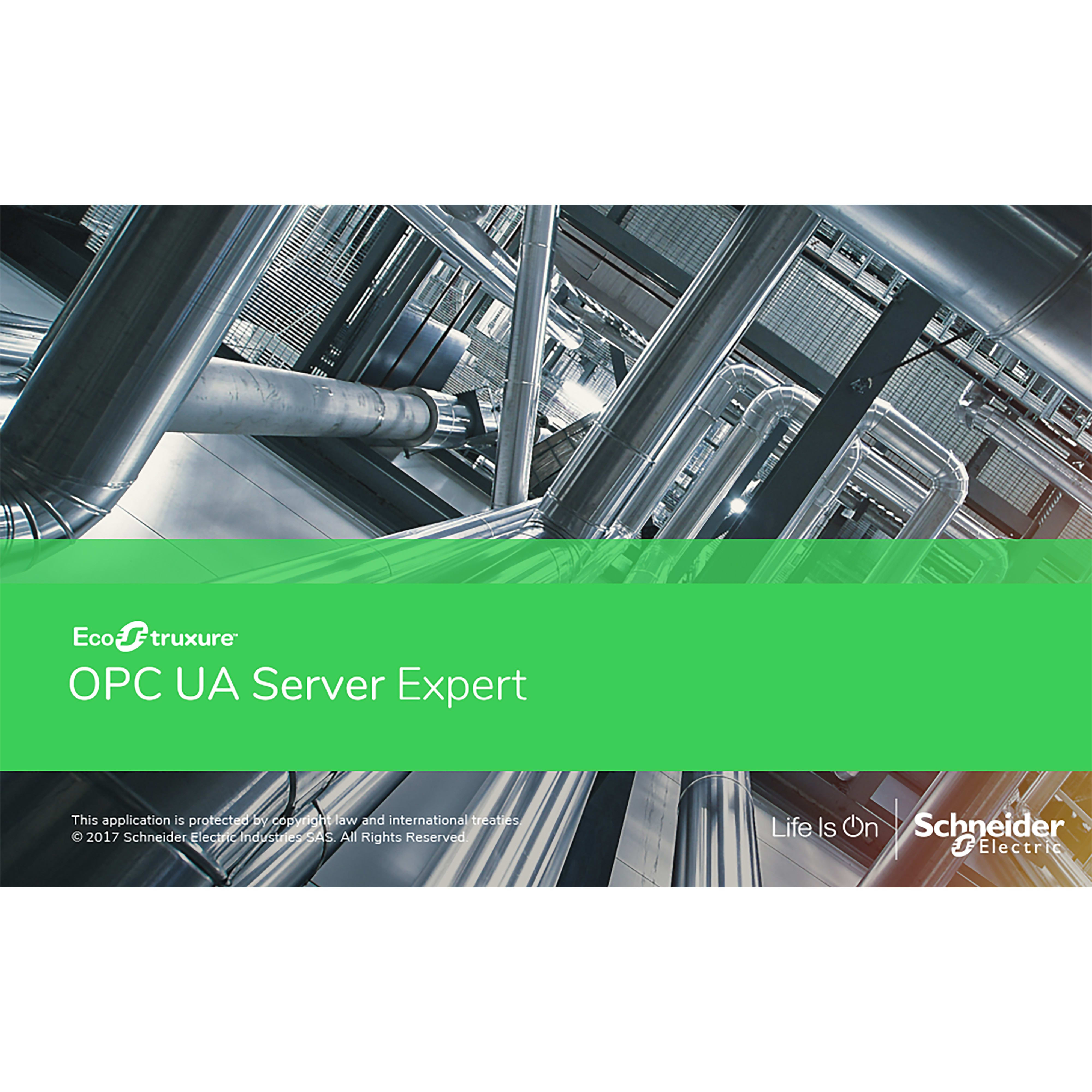 Schneider Electric - EcoStruxure OPC - UA Server Expert - Licence Serveur - team - 10 utilisateurs