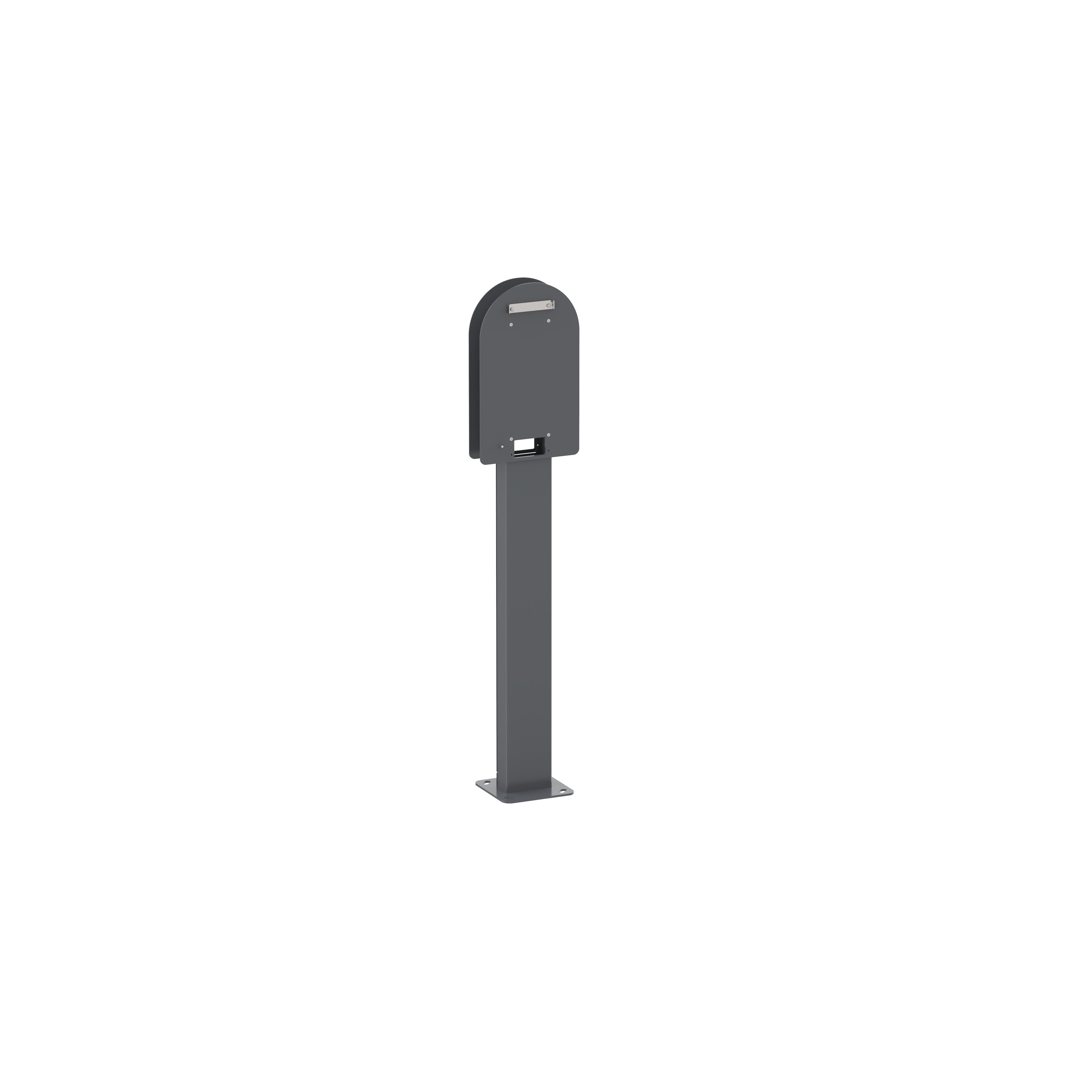 Schneider Electric - EVlink Pro AC - Pied métal pour deux Bornes de charge - IK 10