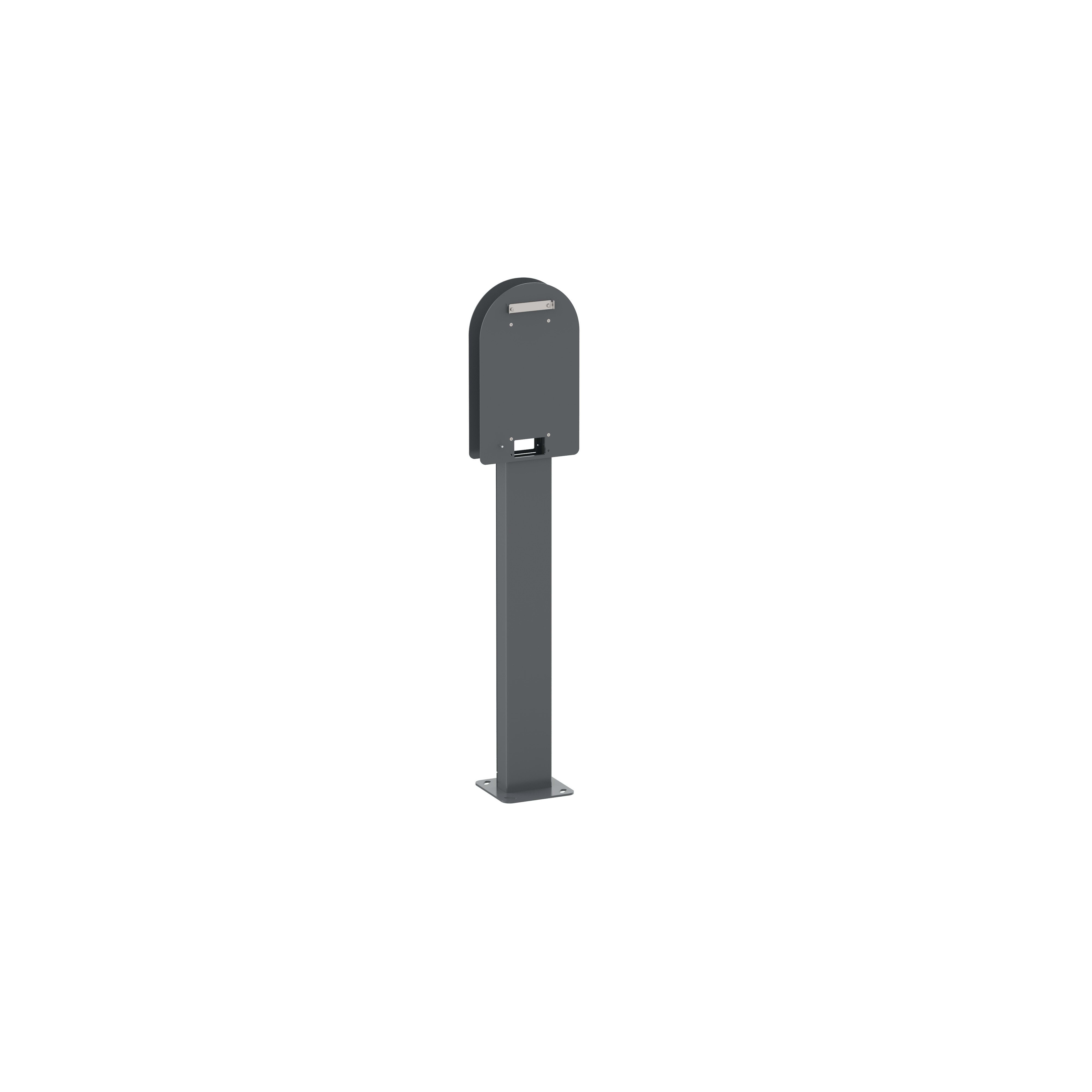 Schneider Electric - EVlink Pro AC - Pied métal pour deux Bornes de charge - IK 10