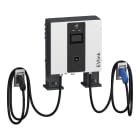 Schneider Electric - Evlink Pro DC - Borne de recharge - 60 kW - 1xCCS2+1xCH - Câble management -5m