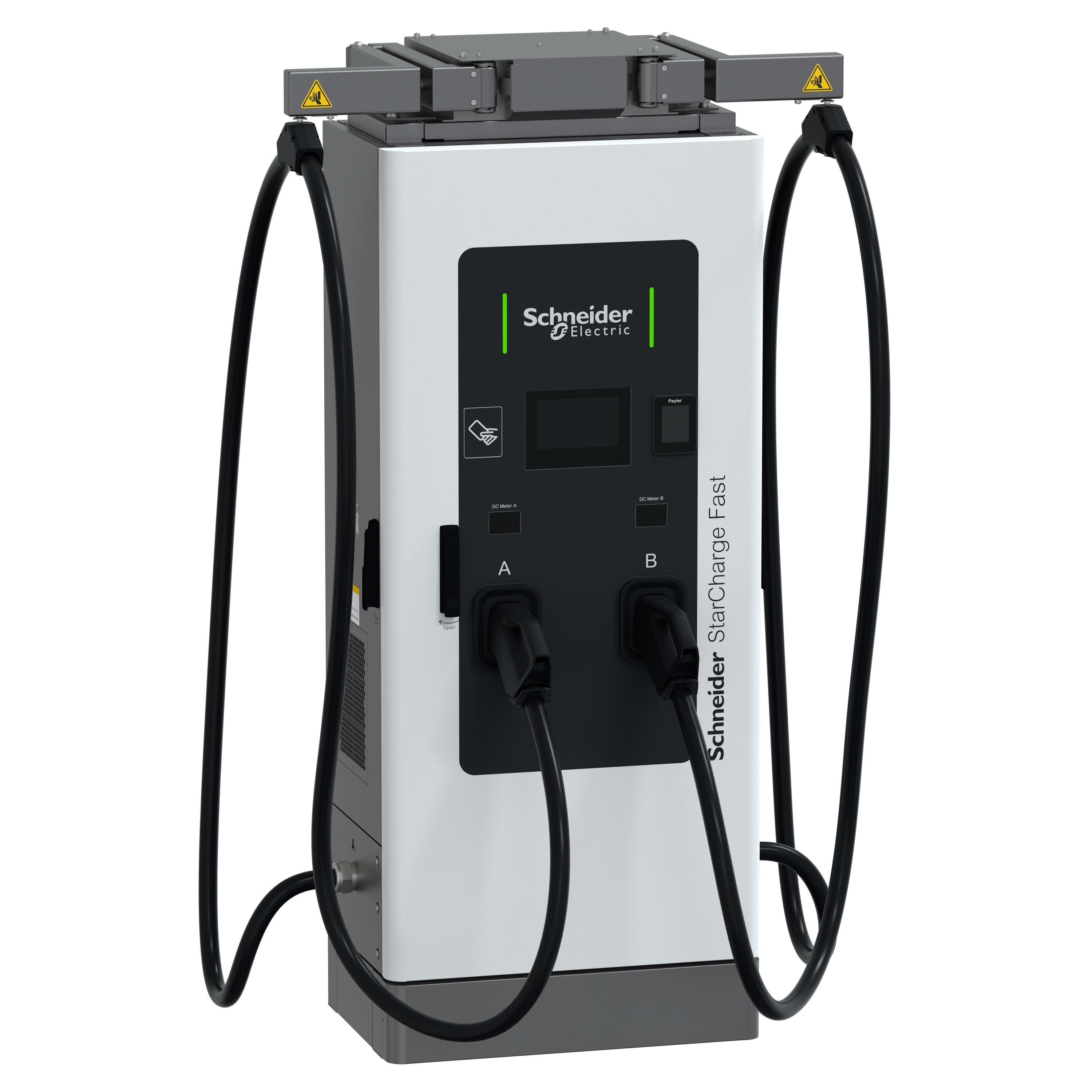 Schneider Electric - Schneider StarCharge Fast 60 kW avec Câble management 3,6m et lecteur CB