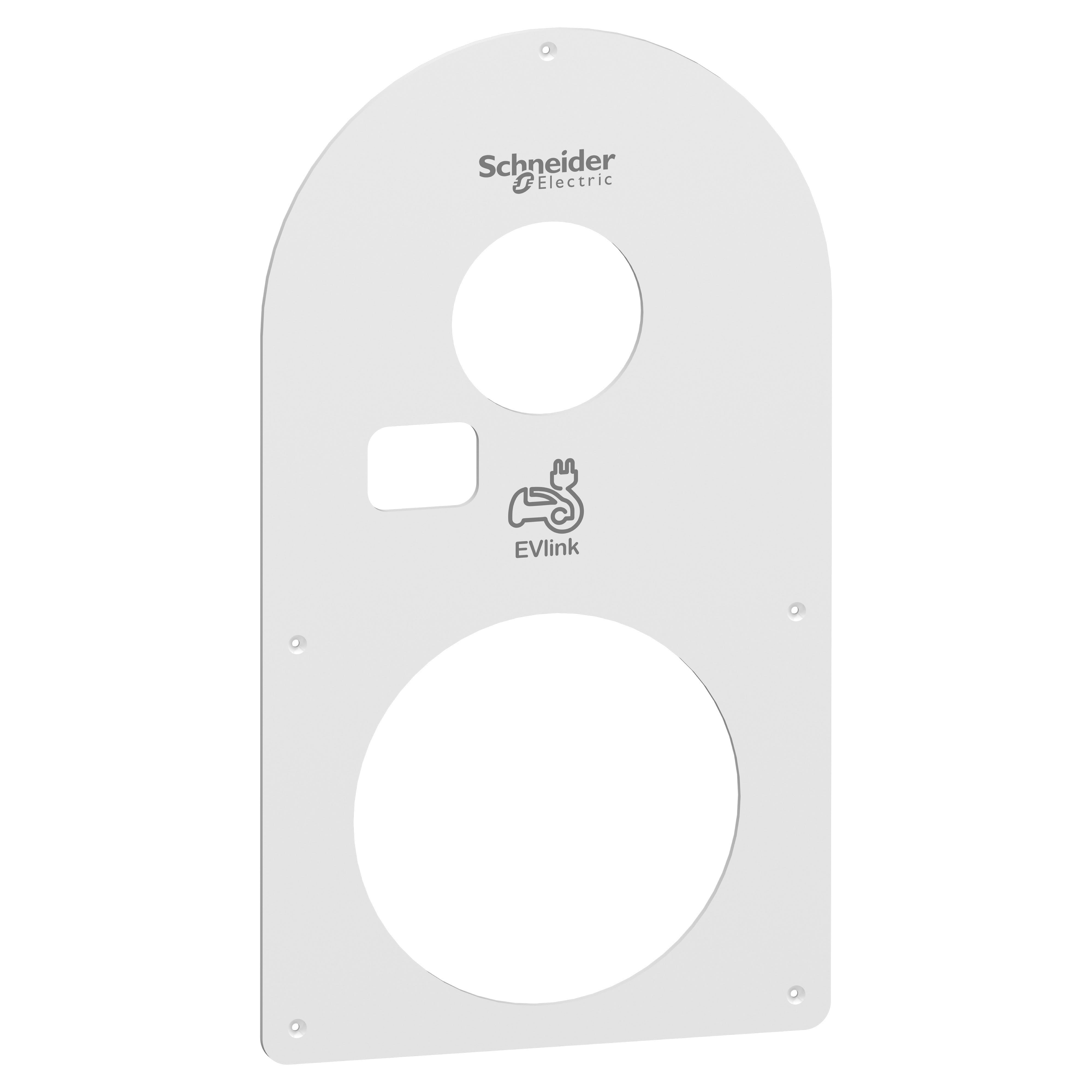Schneider Electric - EVlink face avant Pro AC murale ou sur pied-Fenêtre compteur MID-RAL 9003