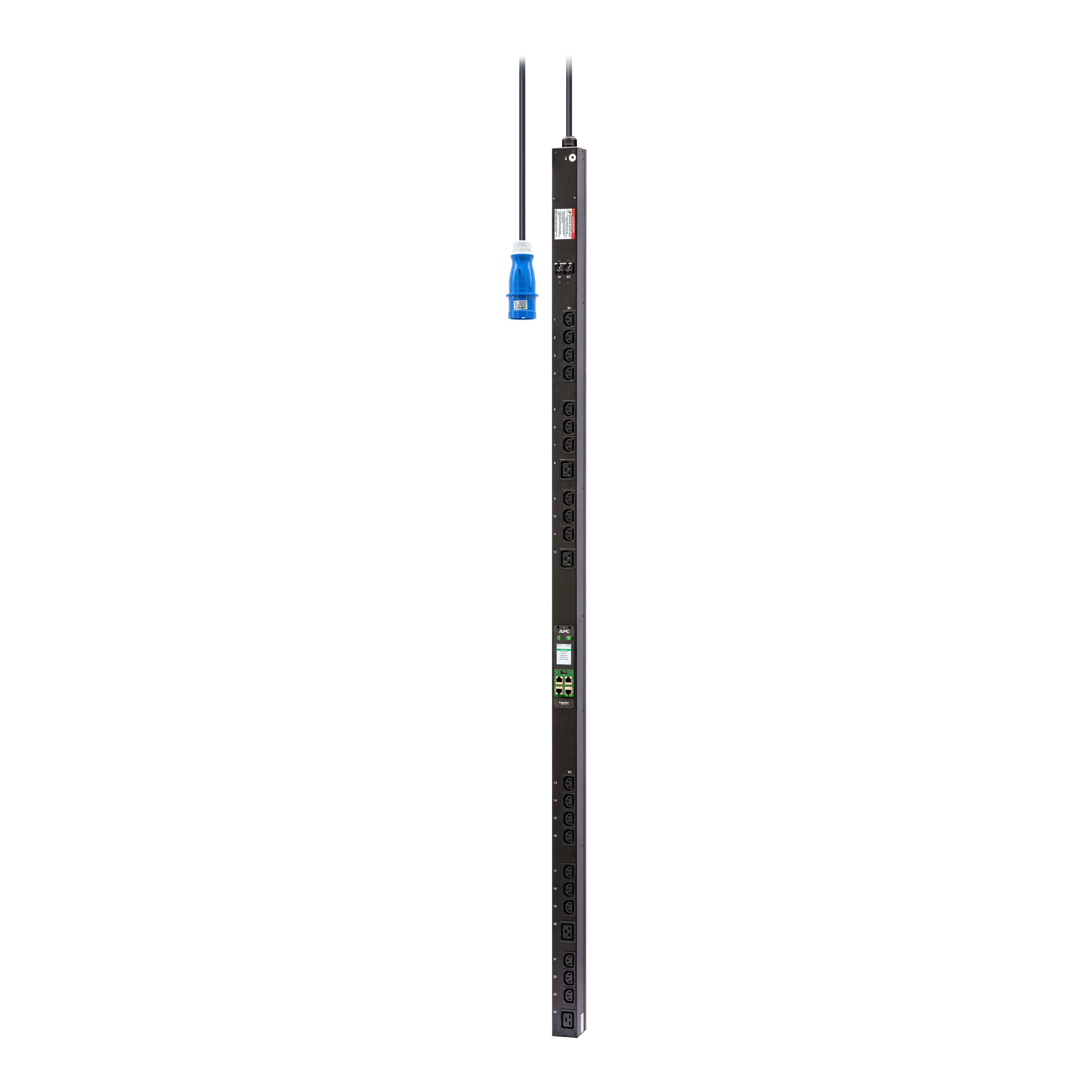 Schneider Electric - EASY rack PDU 11 kw mesuré par prise, triphasé 230V, 16A, 18C13, 6C19, NMC3