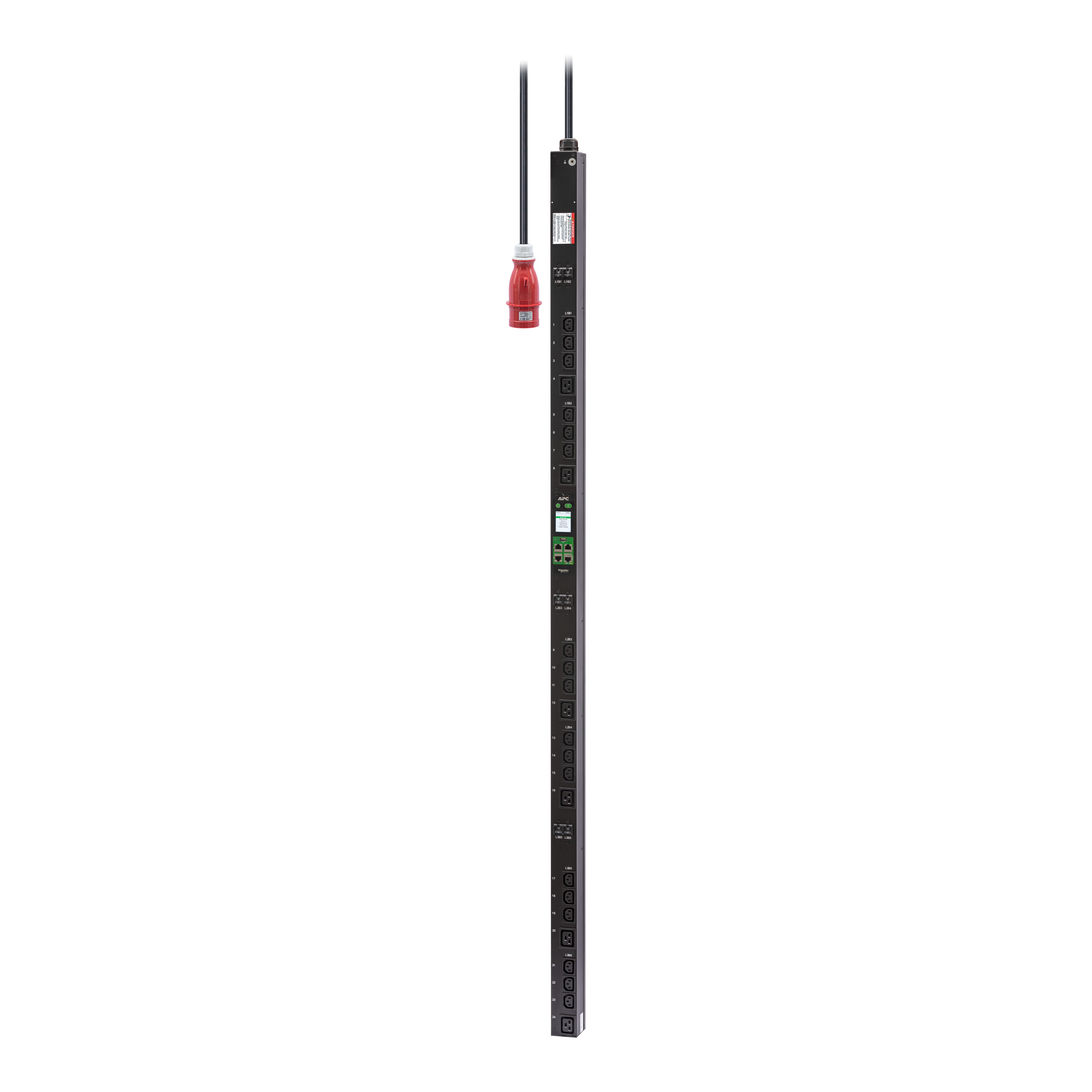 Schneider Electric - EASY rack PDU 11 kw mesuré/contrôlé par prise, 3P 230V, 16A, 18C13, 6C19, NMC3