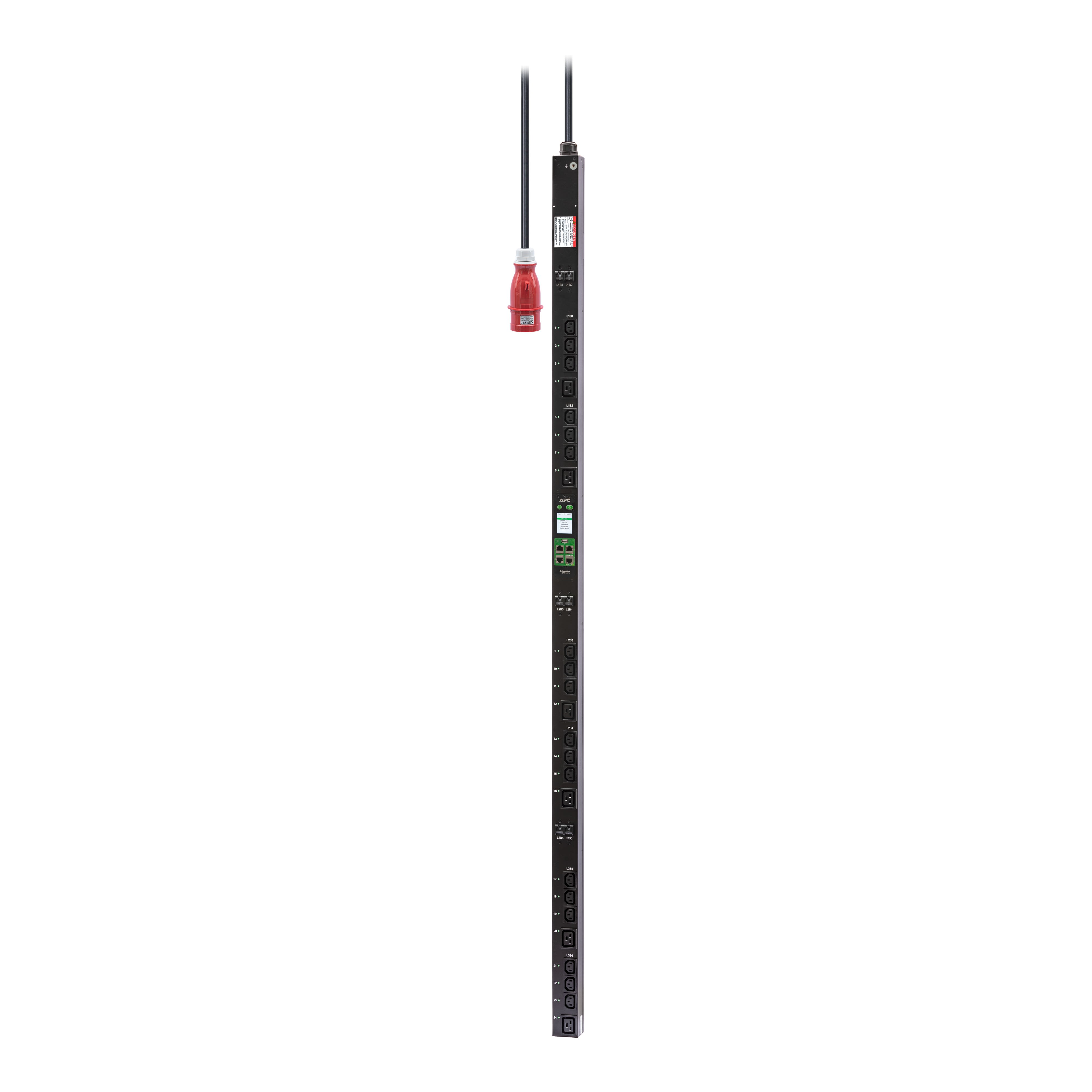 Schneider Electric - EASY rack PDU 22 kw mesuré/contrôlé par prise, 3P 230V, 32A, 18C13, 6C19, NMC3