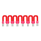 Schneider Electric - Telefast - peigne souple - pour CA commun - rouge - 2cm
