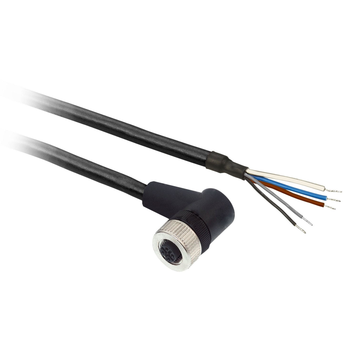 Telemecanique Sensors France - OsiSense XZ - Prolongateur m12 femelle 5p 2m pur 90deg