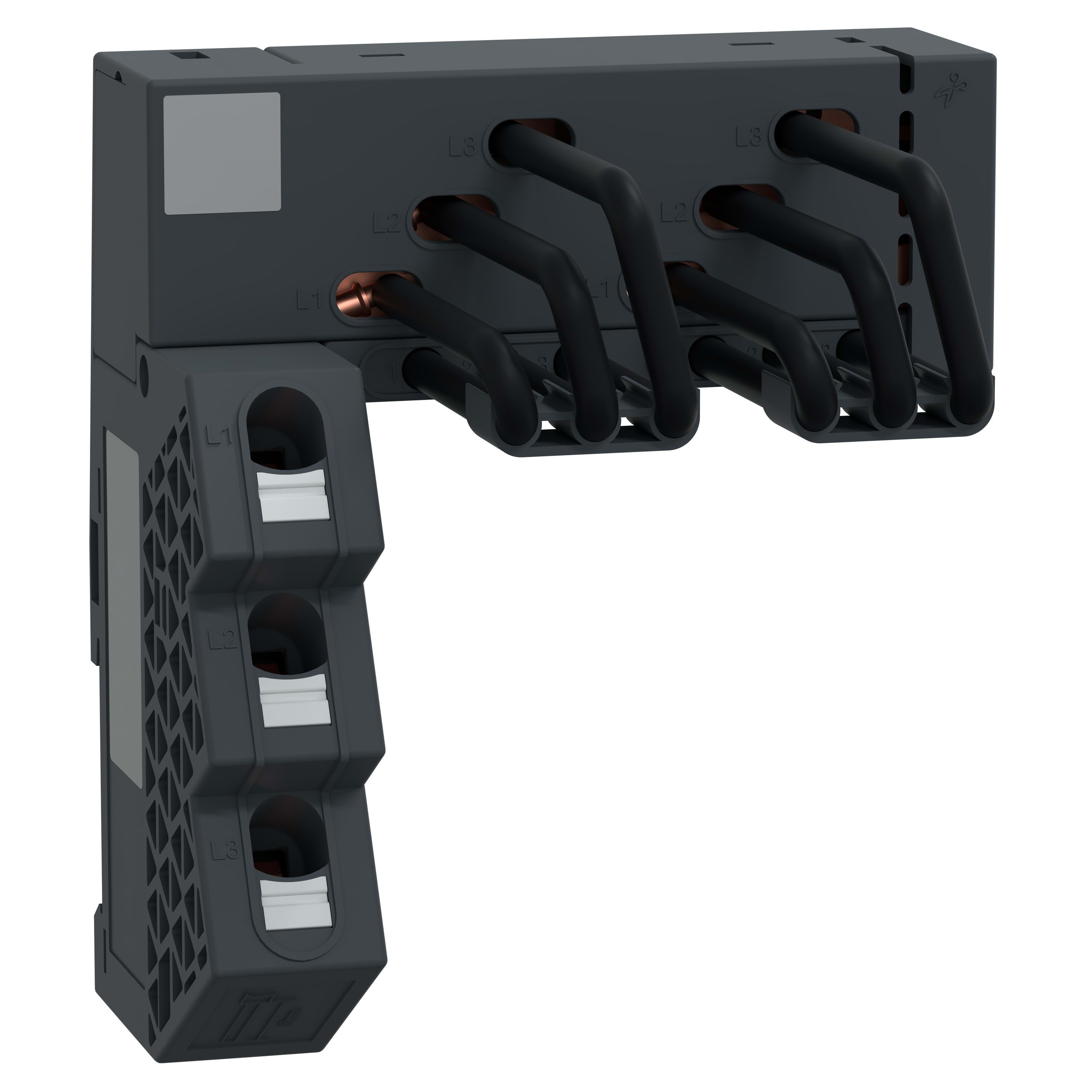 Schneider Electric - TeSys - OptionOption Snap In - 2 Dérivation pour jeu de barres LF GV2 63A