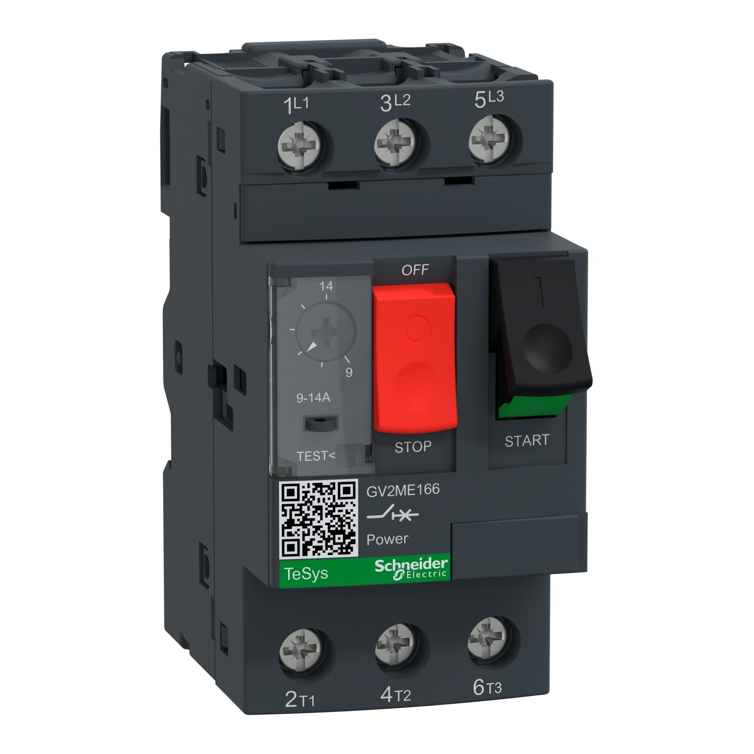 Schneider Electric - TeSys GV2ME - disj. moteur - 9..14A - 3P 3d - déclencheur magnéto-thermique
