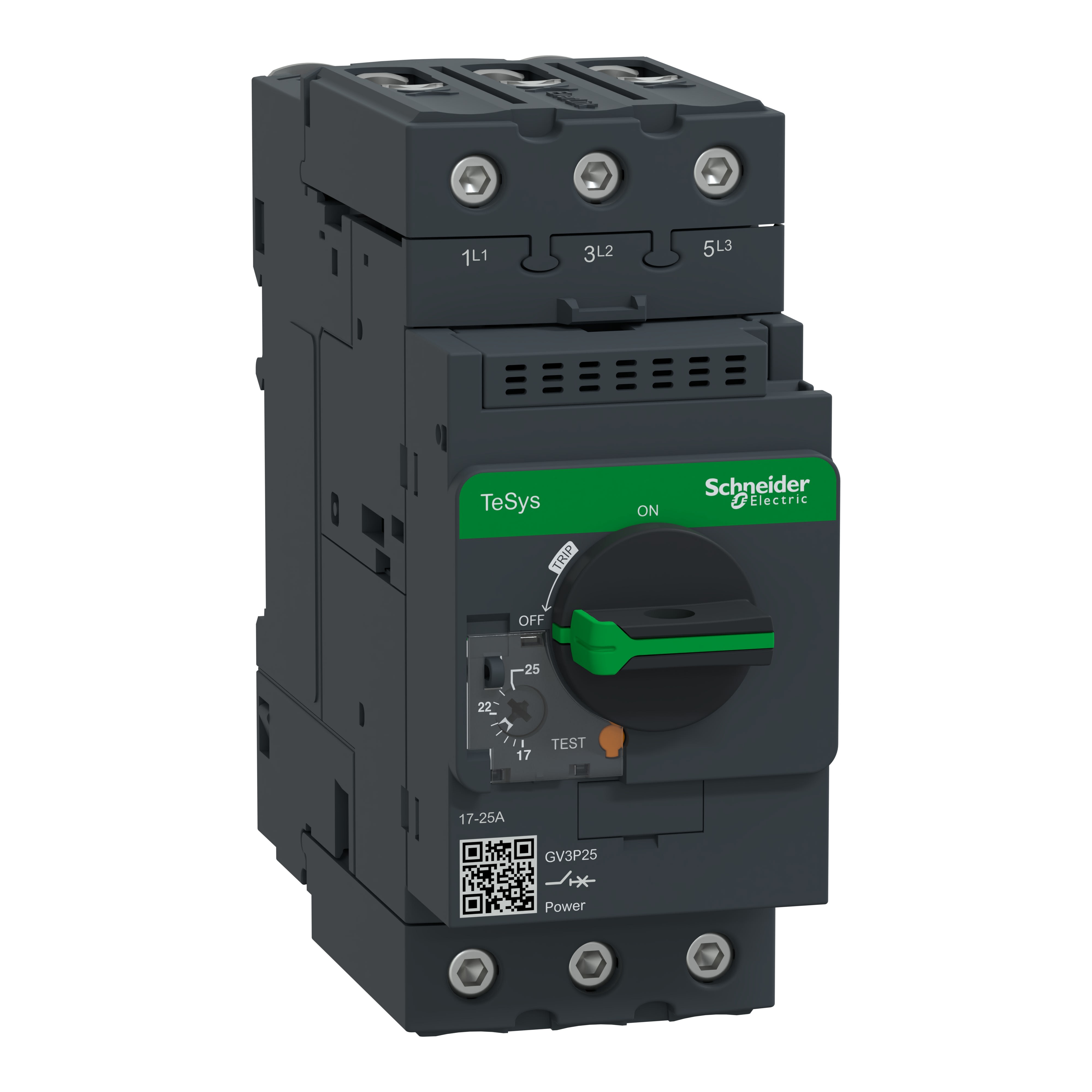 Schneider Electric - TeSys GV3 - disjoncteur moteur - 25A - 3P 3d - declencheur magnetique