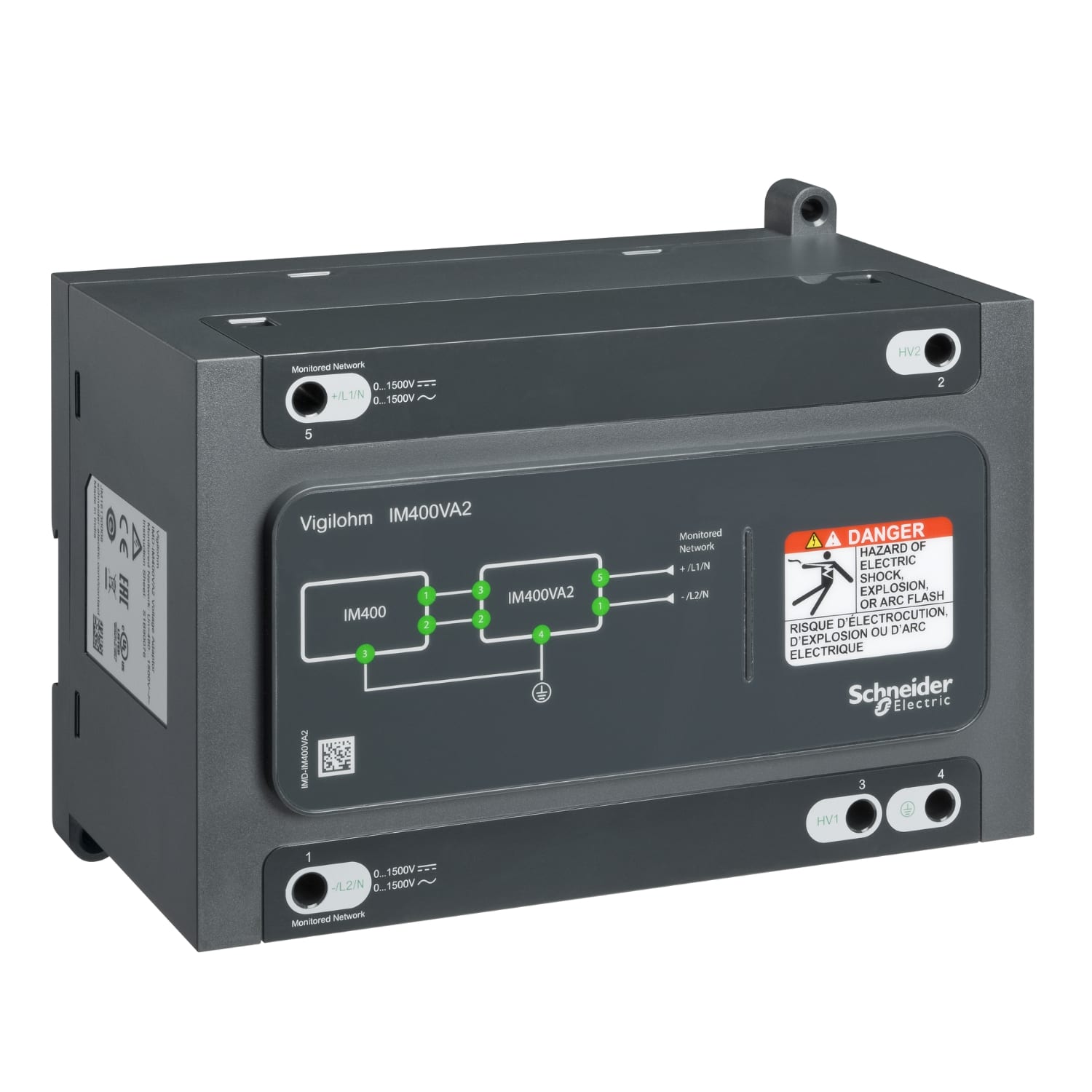 Schneider Electric - Vigilohm - adaptateur de tension - CPI IM400C - réseau jusqu'à 1500Vca-cc