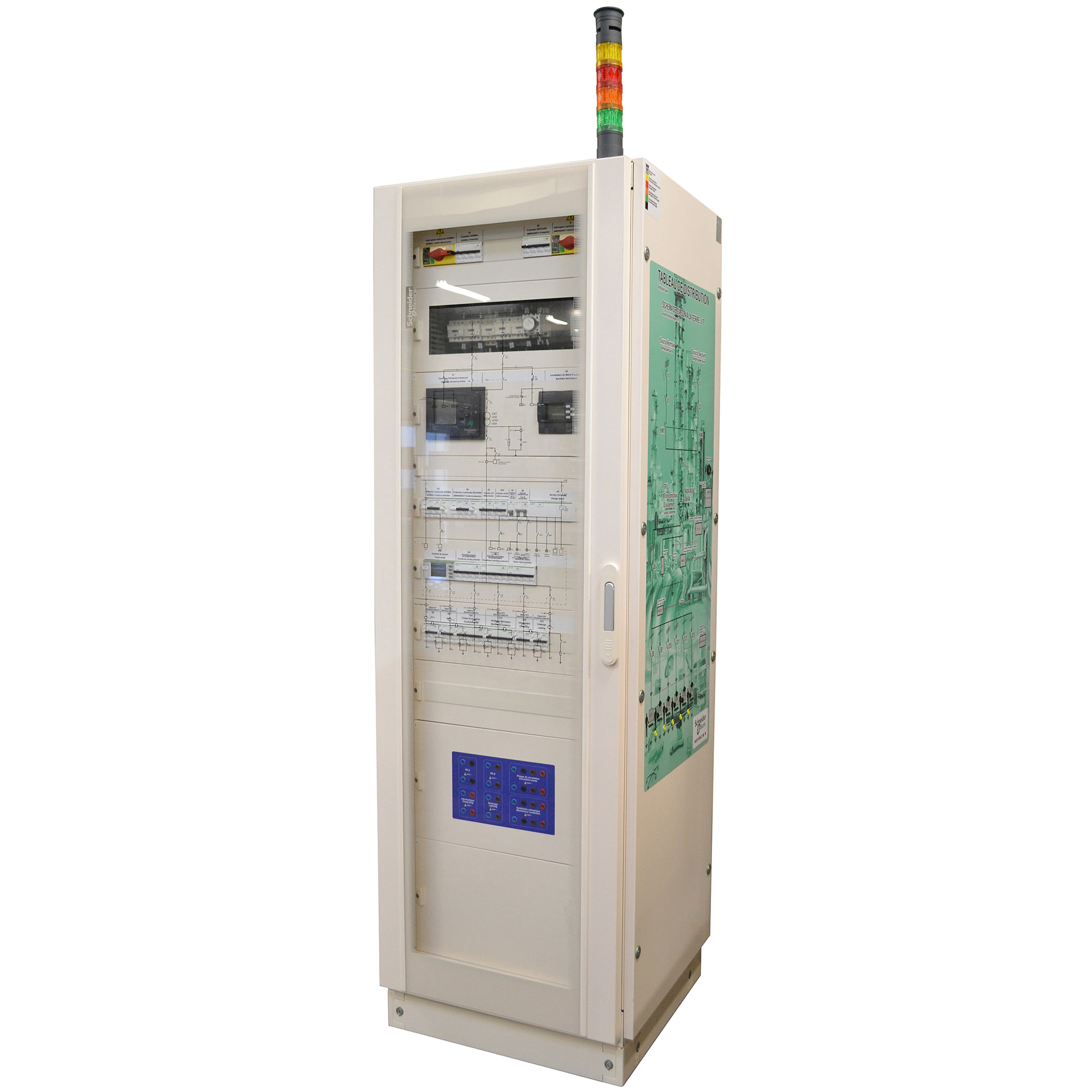 Schneider Electric - Armoire Ilot IT - permet de simuler un réseau IT ou un régime de neutre IT