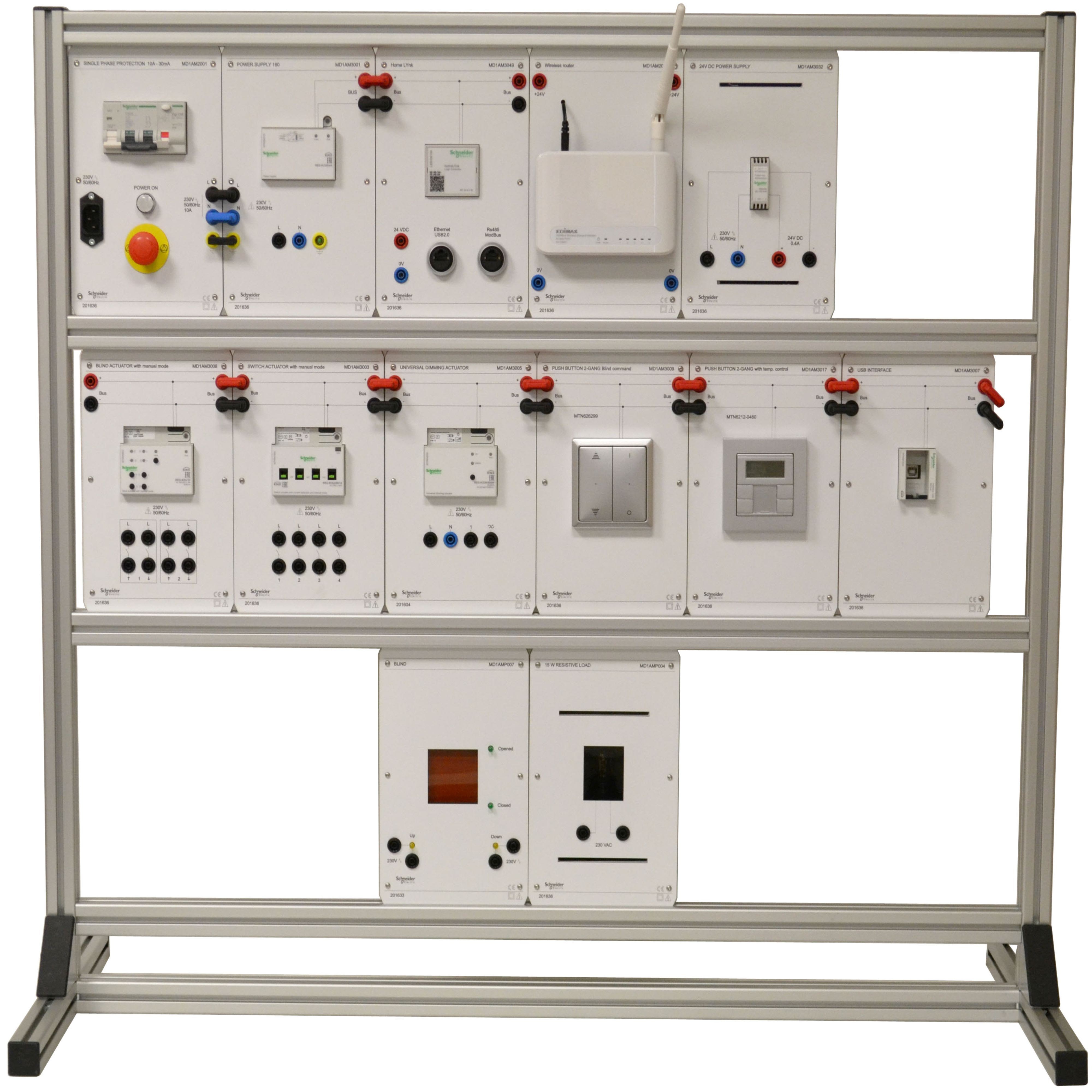 Schneider Electric - DID - Banc modulaire KNX decouverte