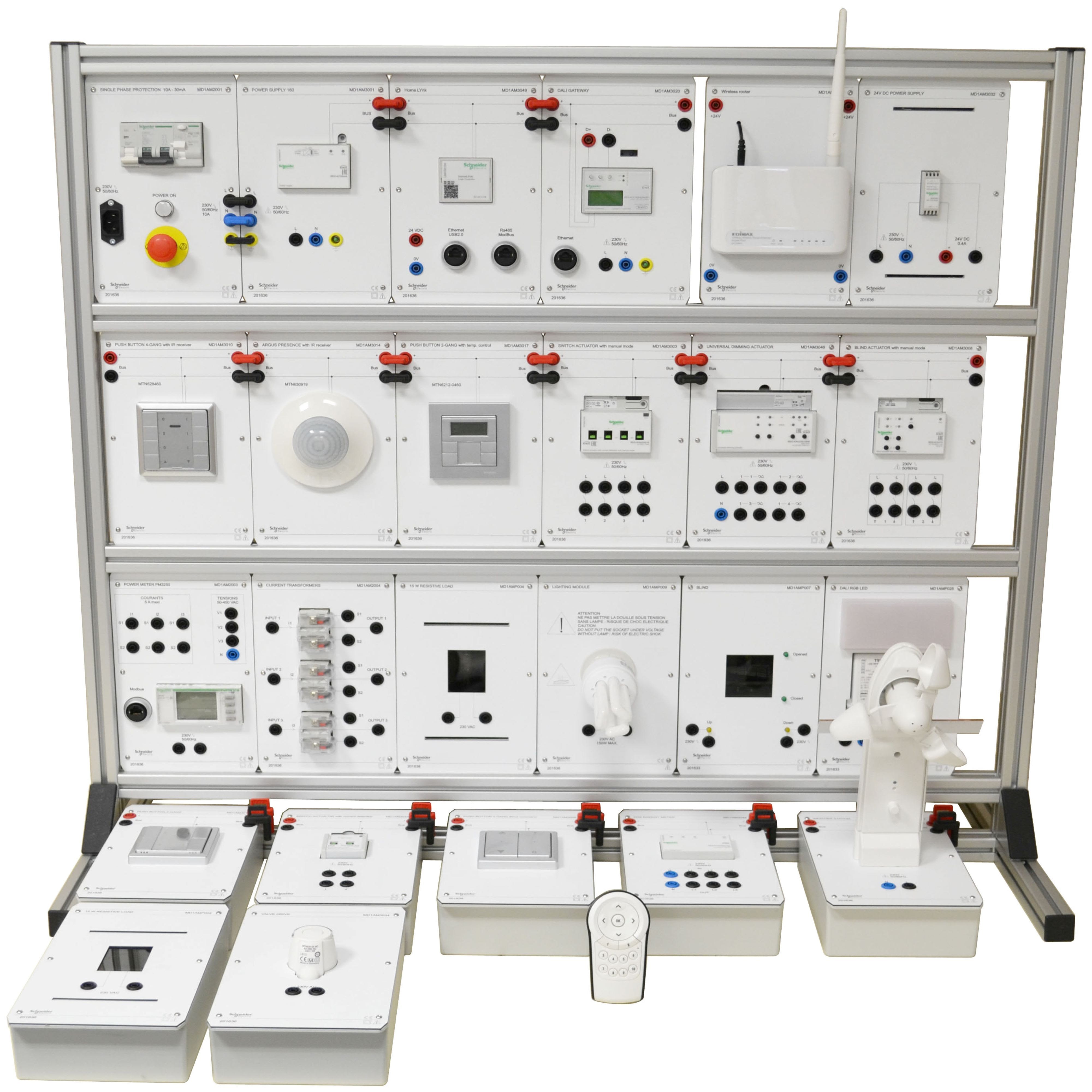 Schneider Electric - DID - Banc modulaire KNX efficacité énergétique