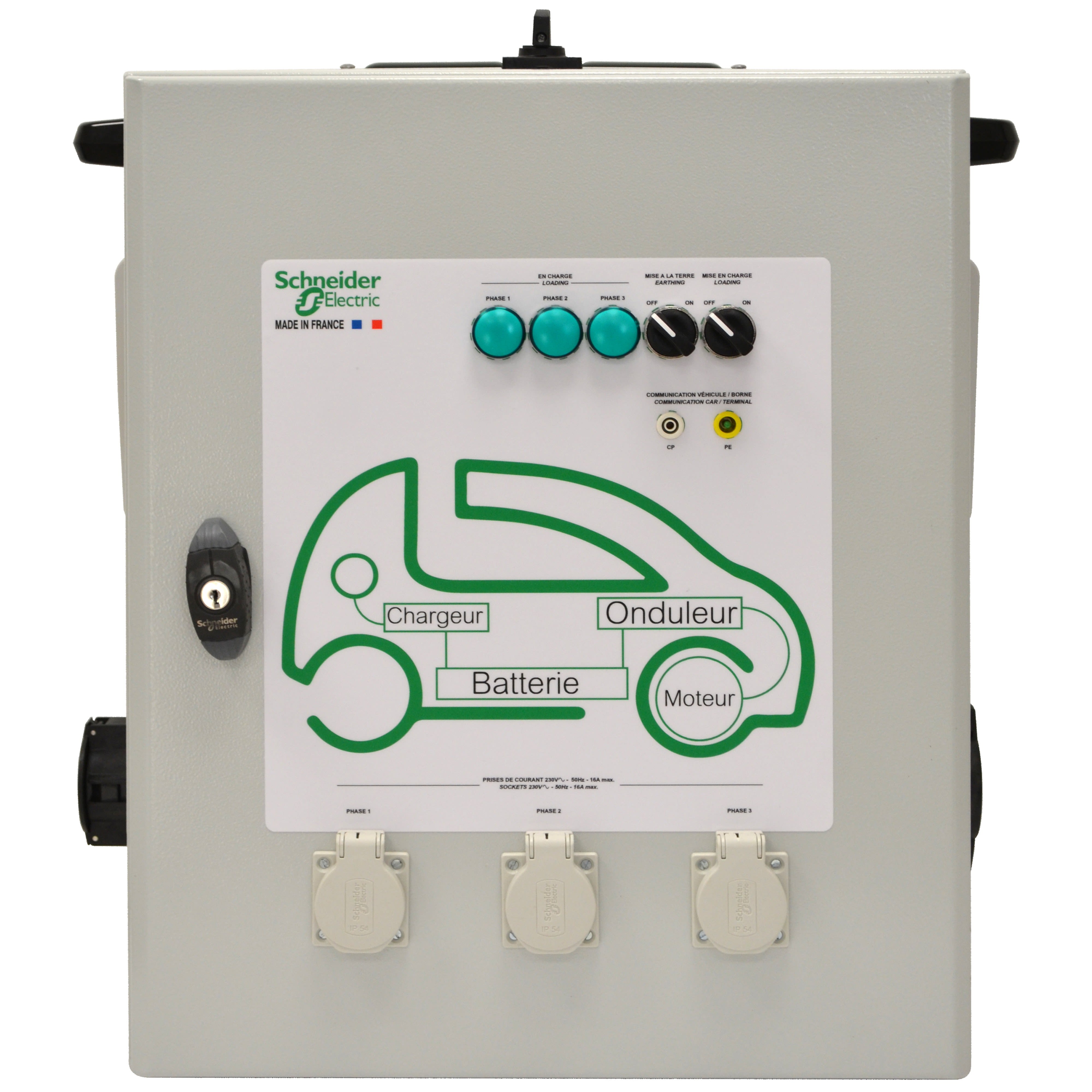 Schneider Electric - DID - Coffret de simulation de présence d'un véhicule électrique