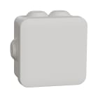 Schneider Electric - Mureva Box - boite de dérivation avec embouts - 80x80x45 - IP55 - blanc polaire