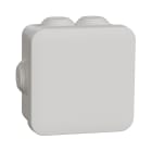 Schneider Electric - Mureva Box - boite de dérivation avec embouts - 80x80x45 - IP55 - blanc polaire