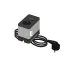 Schneider Electric - Unica System+ - clip bureau S design - 3 PC + USB A+C 3,1A - 2m - anthra/tissu