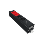 Schneider Electric - Unica System+ - nourrice précâblée M - 2x 2P+T + 2x 2P+T rouge +USB A+C - anth